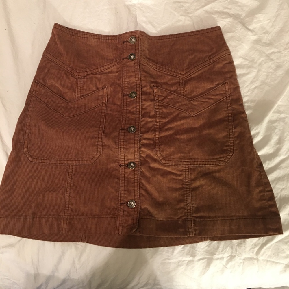 Free people corduroy skirt